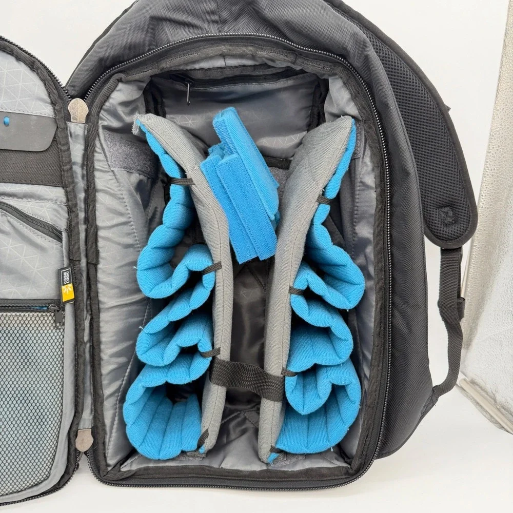 Case Logic DSLR Camera Backpack Black Ripstop Nylon Laptop Compartment Padded